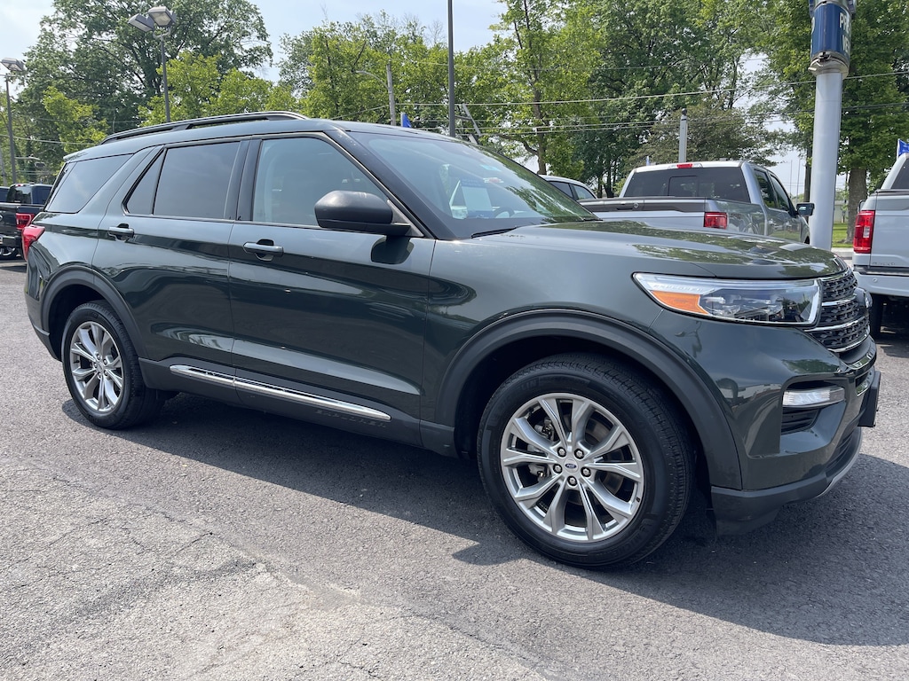 Certified 2022 Ford Explorer XLT -Moonroof, Adaptive Cruise, Nav, 20" Wheels SUV