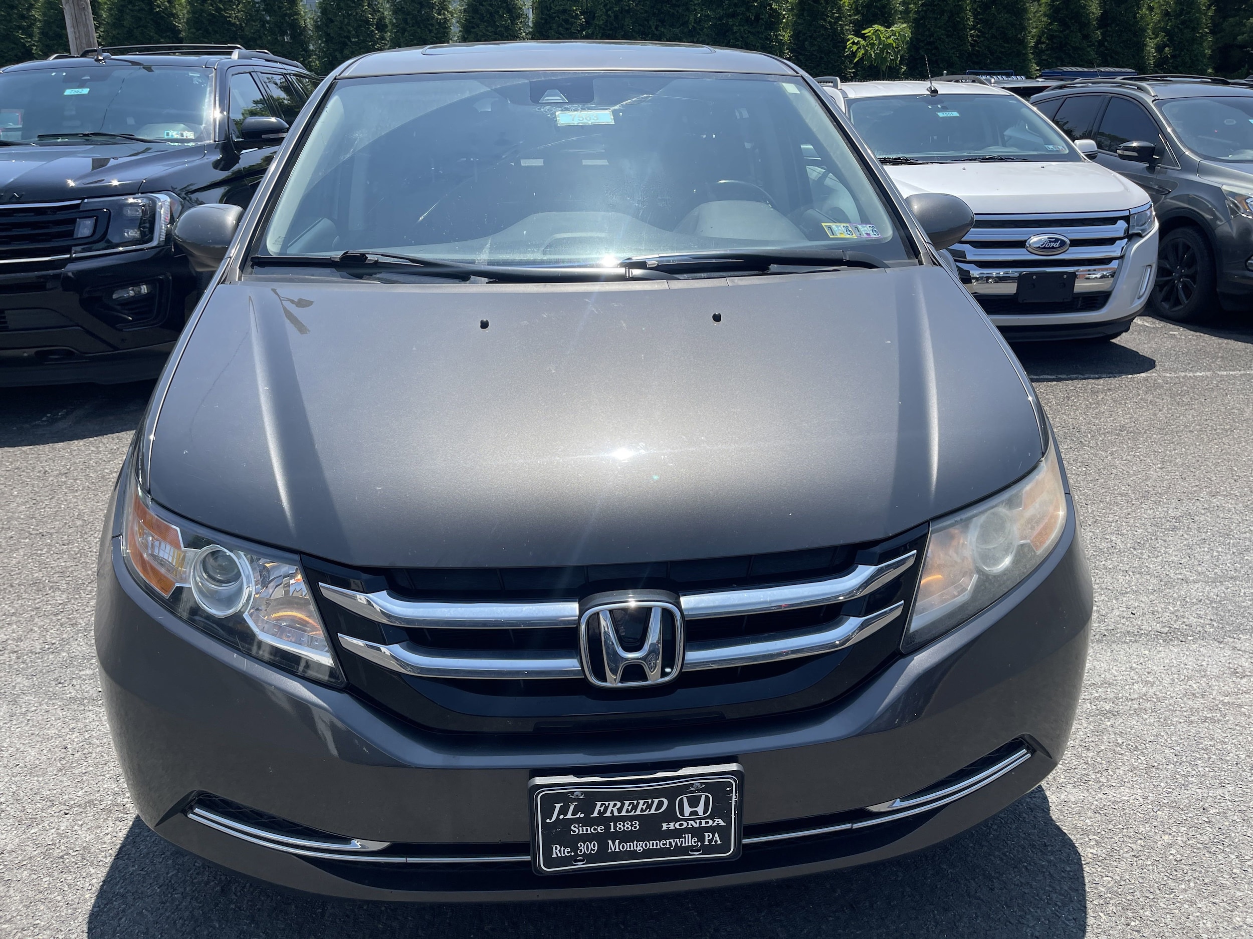 Used 2015 Honda Odyssey EX-L with VIN 5FNRL5H61FB075806 for sale in Lansdale, PA
