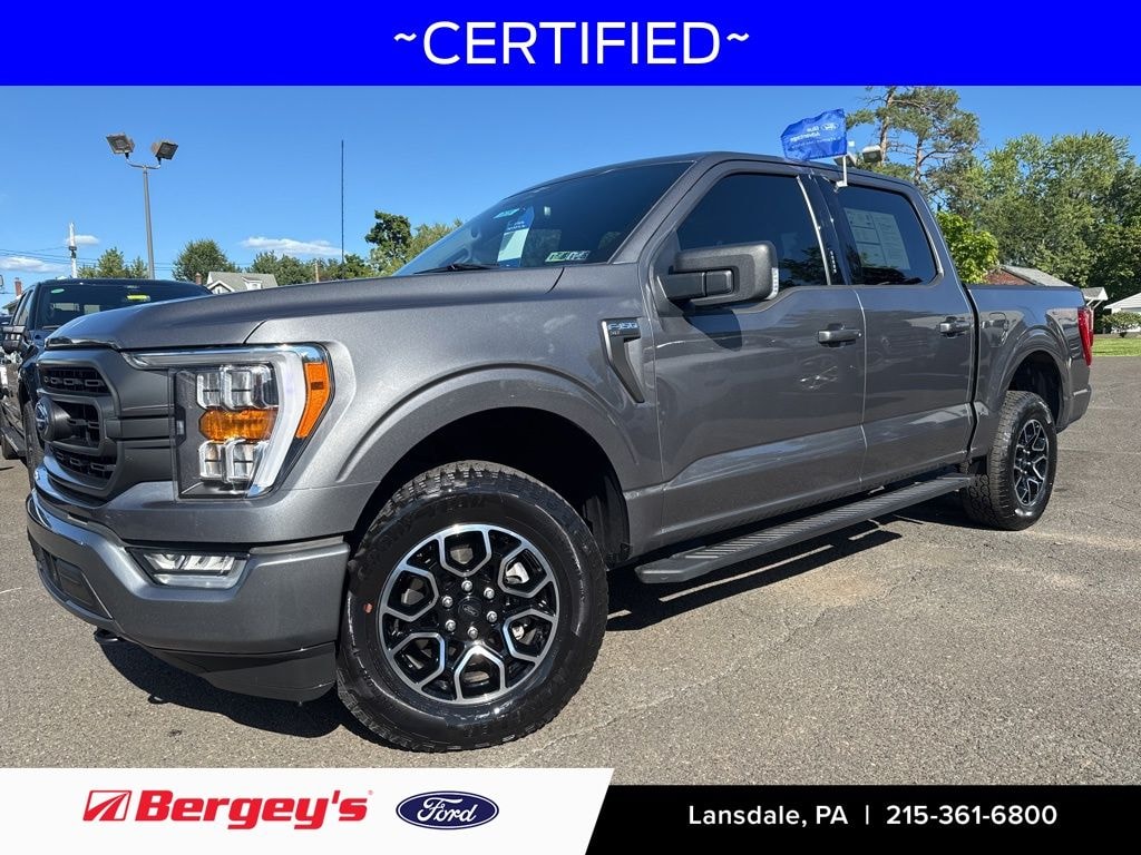 Certified 2023 Ford F-150 XLT -2.7L, Sports Appearance, Bed Utility, Apple CarPlay Truck SuperCrew Cab