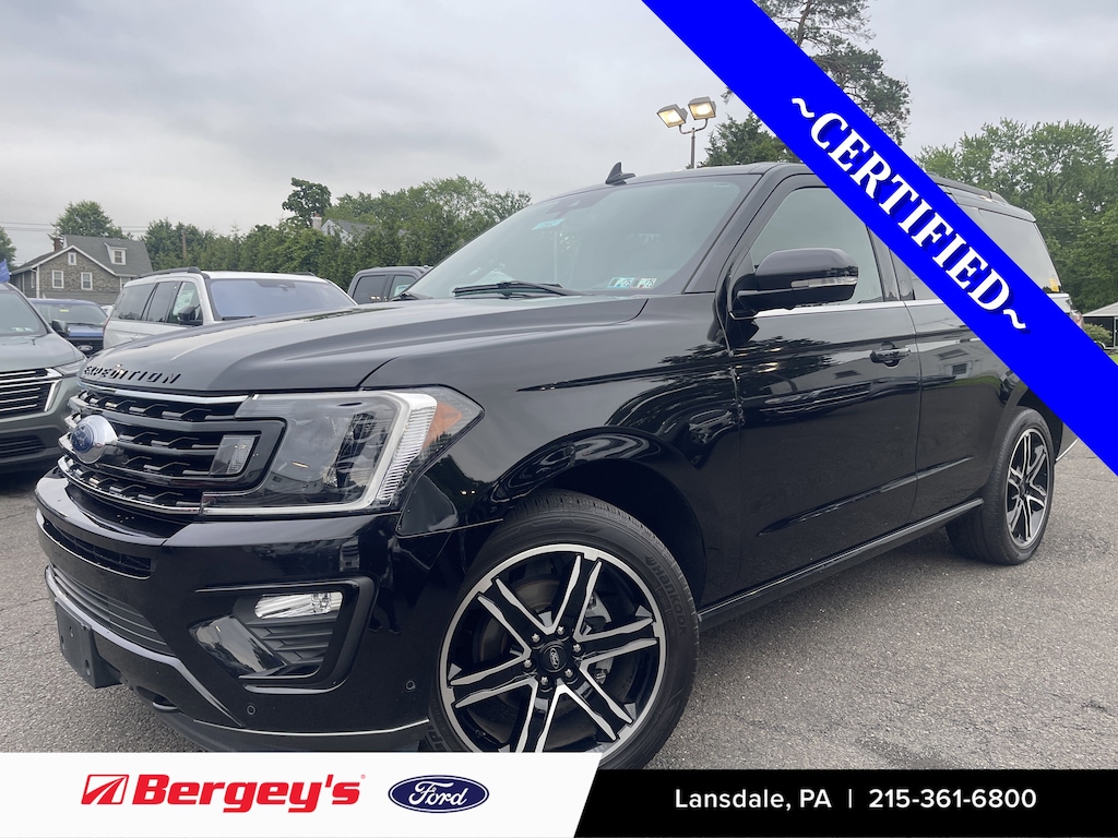 Certified 2021 Ford Expedition Limited -Stealth Package, Pano Roof, Nav SUV