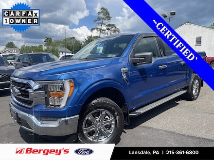 2022 Ford F-150 XLT -2.7L, FX4, Chrome Appearance, Trailer Tow Truck SuperCrew Cab