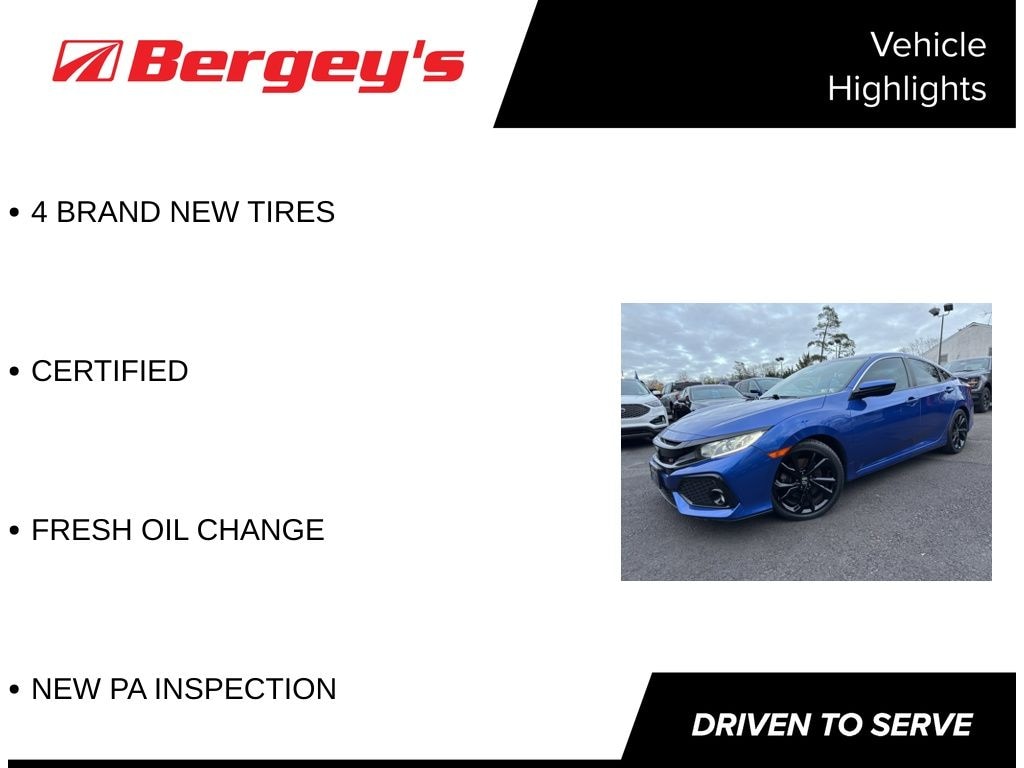 Certified 2019 Honda Civic Si -New Tires, Manual Trans Sedan