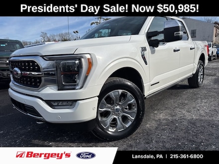 2023 Ford F-150 Platinum FX4 Hybrid with Moonroof Truck SuperCrew Cab