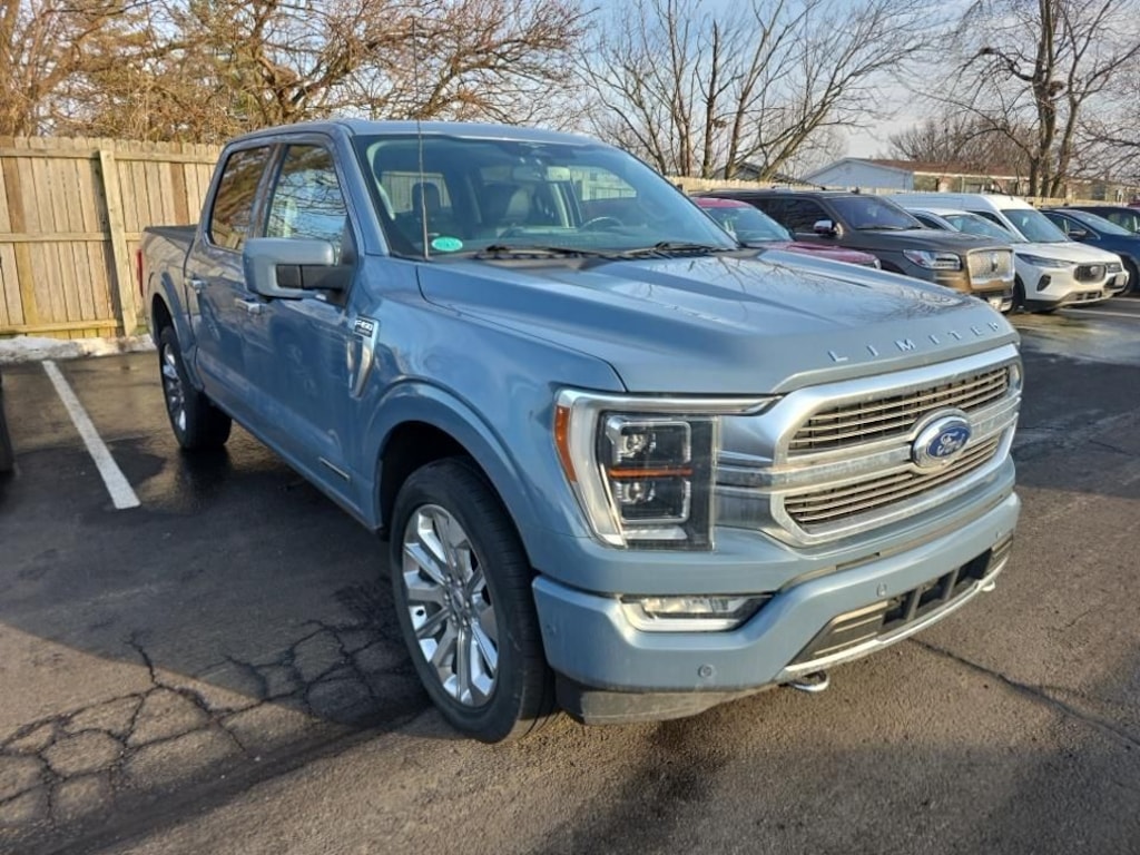 Used 2023 Ford F-150 Limited Hybrid with a Moonroof Truck SuperCrew Cab