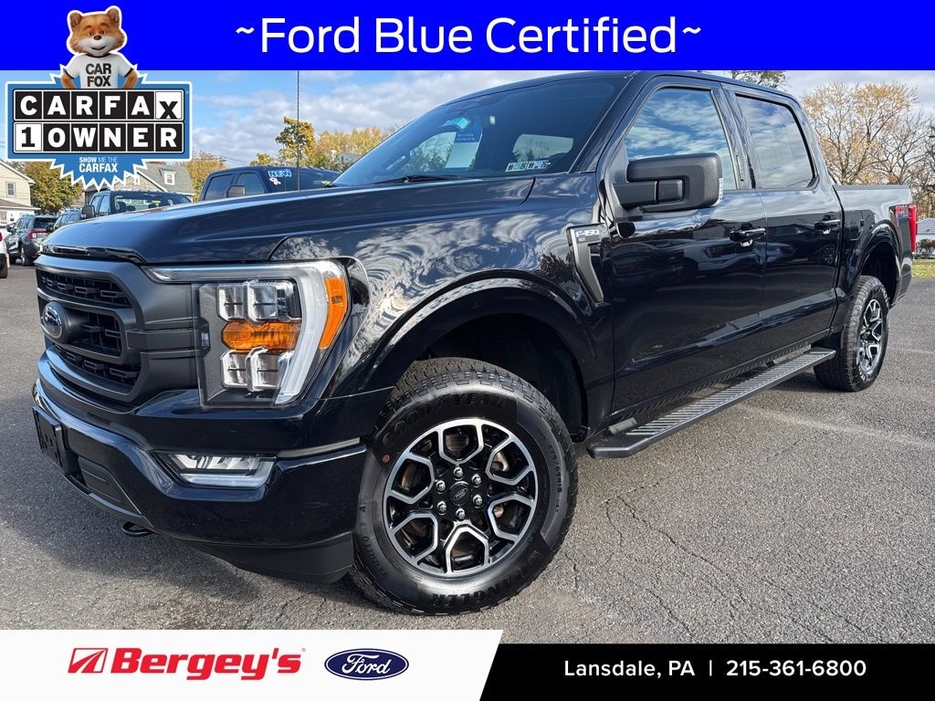 Certified 2023 Ford F-150 XLT -3.5L, FX4, Moonroof, Sports, B&O, Extended Range Truck SuperCrew Cab