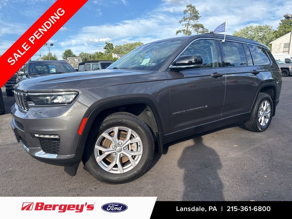 Certified 2021 Jeep Grand Cherokee L Limited -3.6L, Pano Sunroof, Nav, Captain Chairs SUV