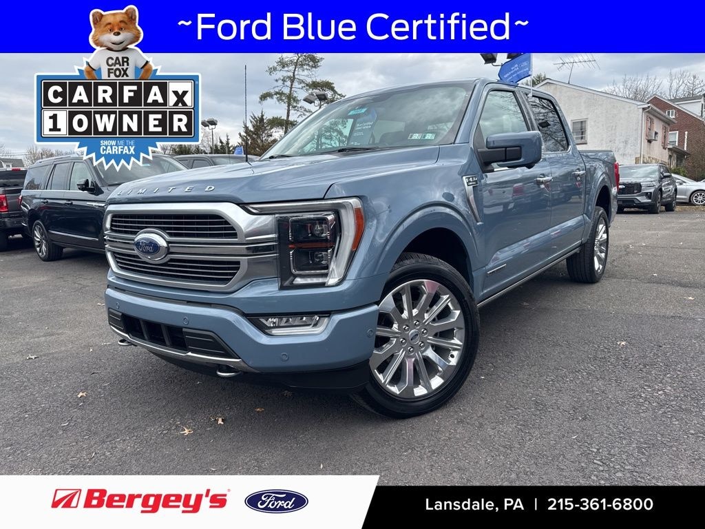 Certified 2023 Ford F-150 Limited Hybrid with a Moonroof Truck SuperCrew Cab
