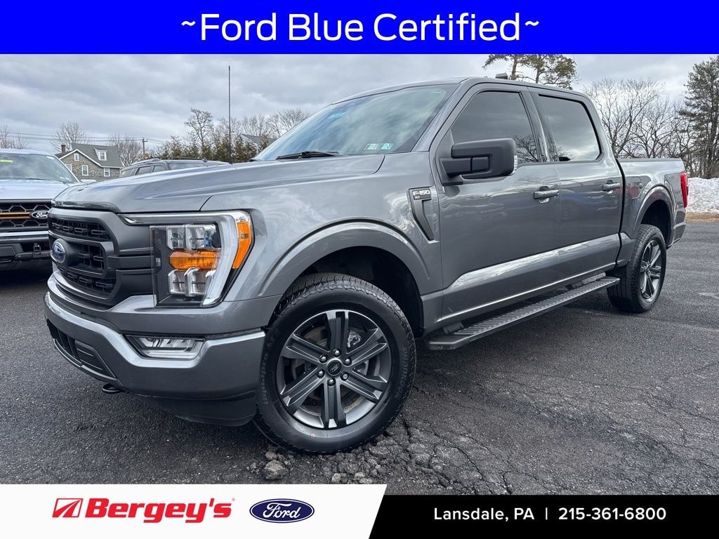 Certified 2023 Ford F-150 XLT Sport 3.5L MAX Tow Pkg Truck SuperCrew Cab