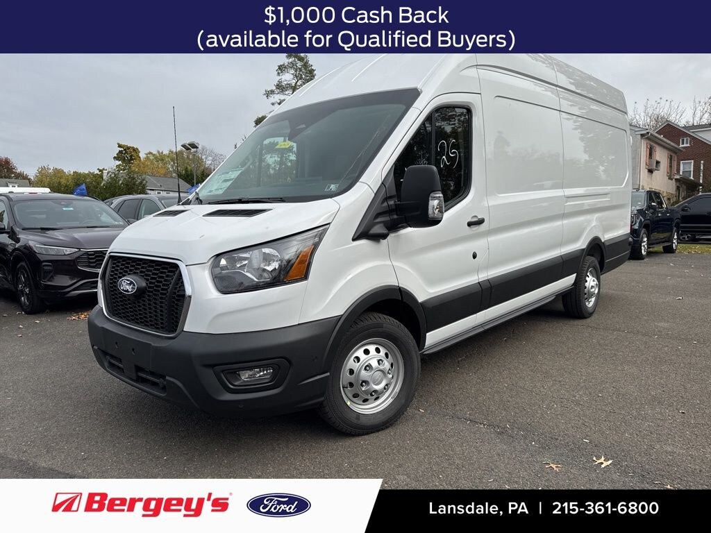 New 2026 Ford Transit-350 Cargo Base Van Cargo Extended