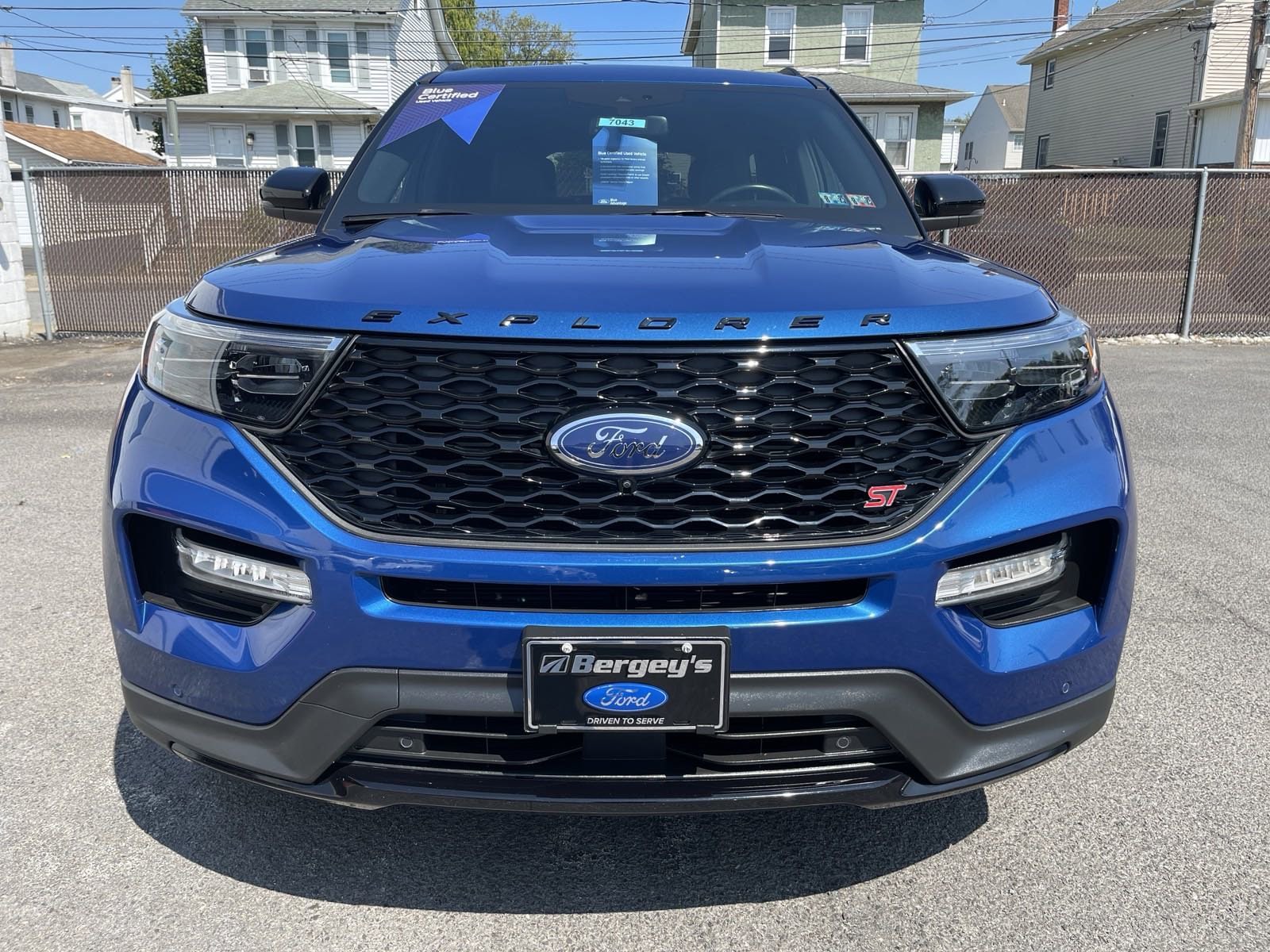 Certified 2021 Ford Explorer ST with VIN 1FM5K8GC9MGB29202 for sale in Lansdale, PA