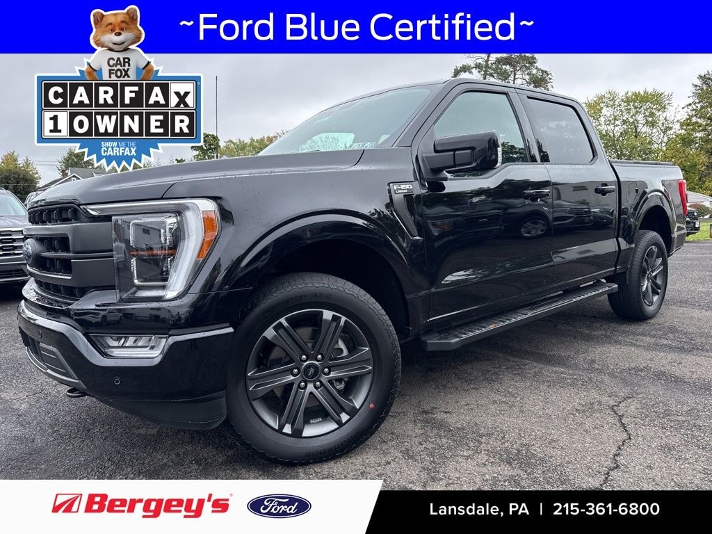 Certified 2023 Ford F-150 Lariat -2.7L, Sports Appearance, 20", Nav, B&O, Spray-In Truck SuperCrew Cab
