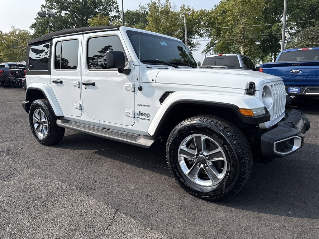 Certified 2022 Jeep Wrangler Unlimited Sahara -3.6L, Leather, Cold Weather, Safety Group SUV