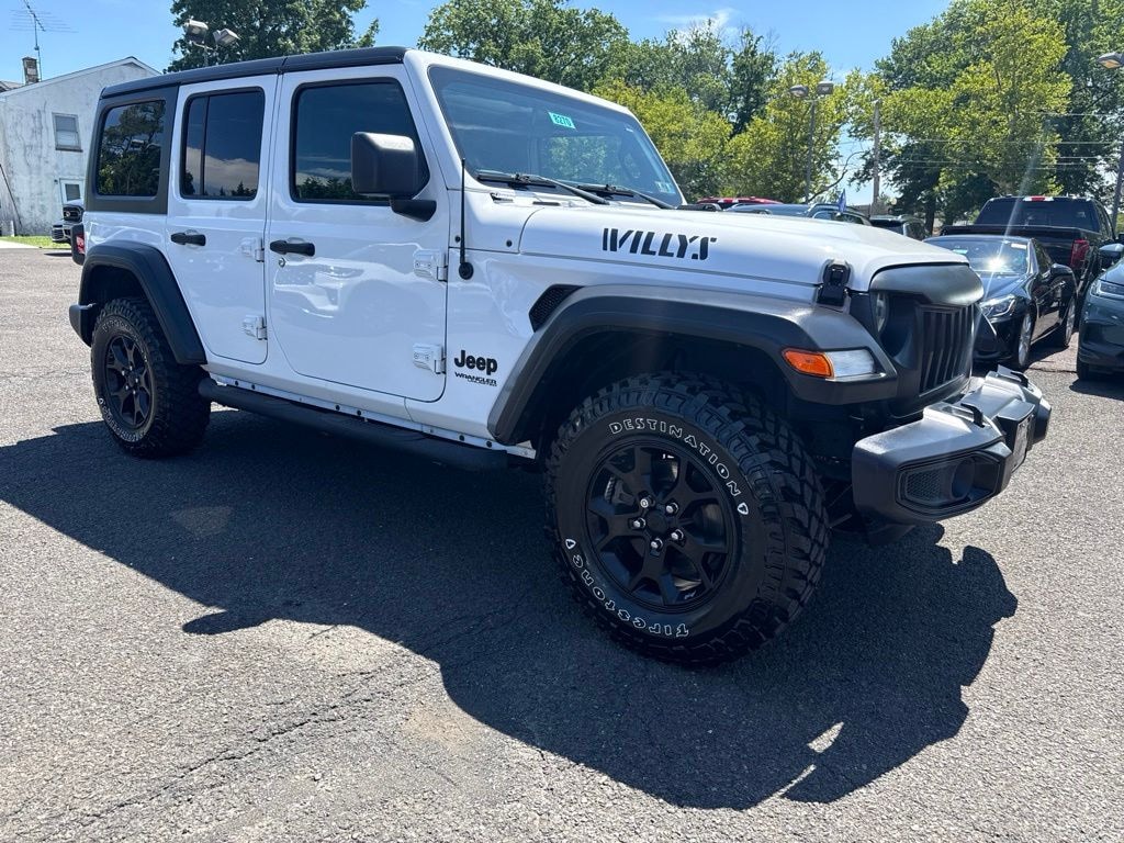 Certified 2021 Jeep Wrangler Unlimited Willys SUV