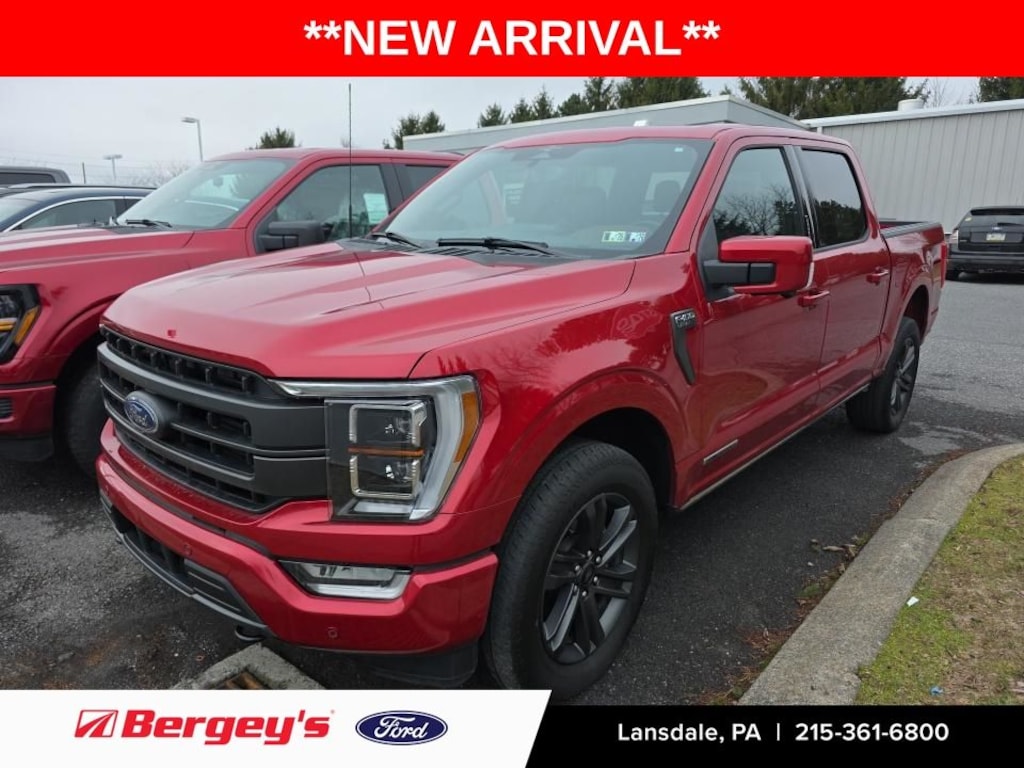 Used 2023 Ford F-150 Lariat Hybrid with a Moonroof Truck SuperCrew Cab