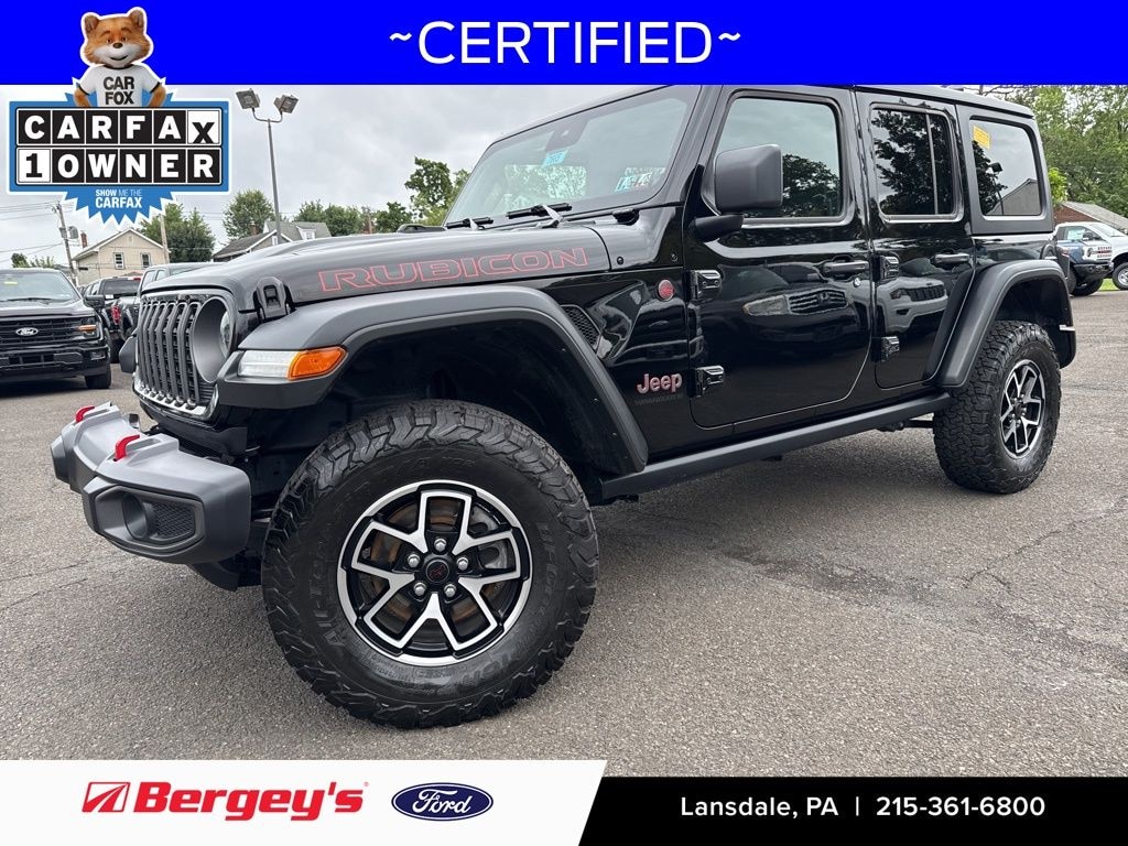 Certified 2024 Jeep Wrangler Rubicon -3.6L, Convenience Pack, Hard Top, Carplay SUV