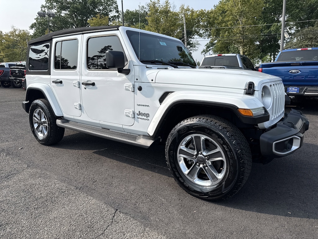 Certified 2022 Jeep Wrangler Unlimited Sahara -3.6L, Leather, Cold Weather, Safety Group SUV
