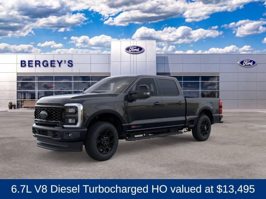 New 2026 Ford F-250 Lariat Black Widow Lifted Performance Package Truck Crew Cab