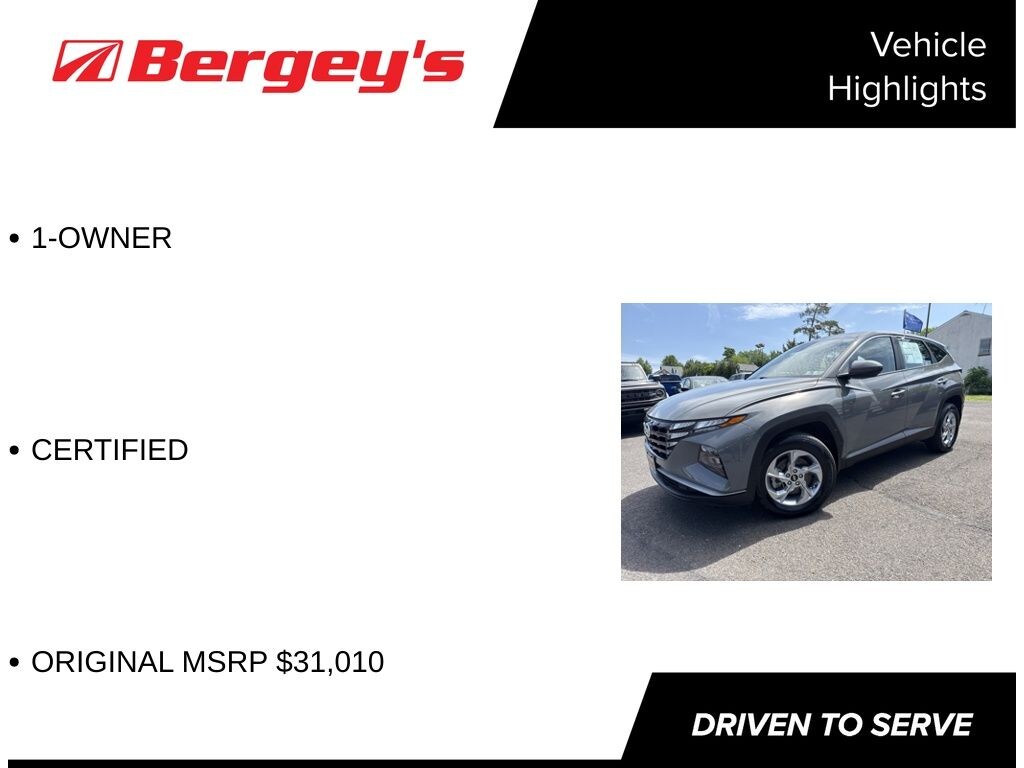 Certified 2024 Hyundai Tucson SE SUV
