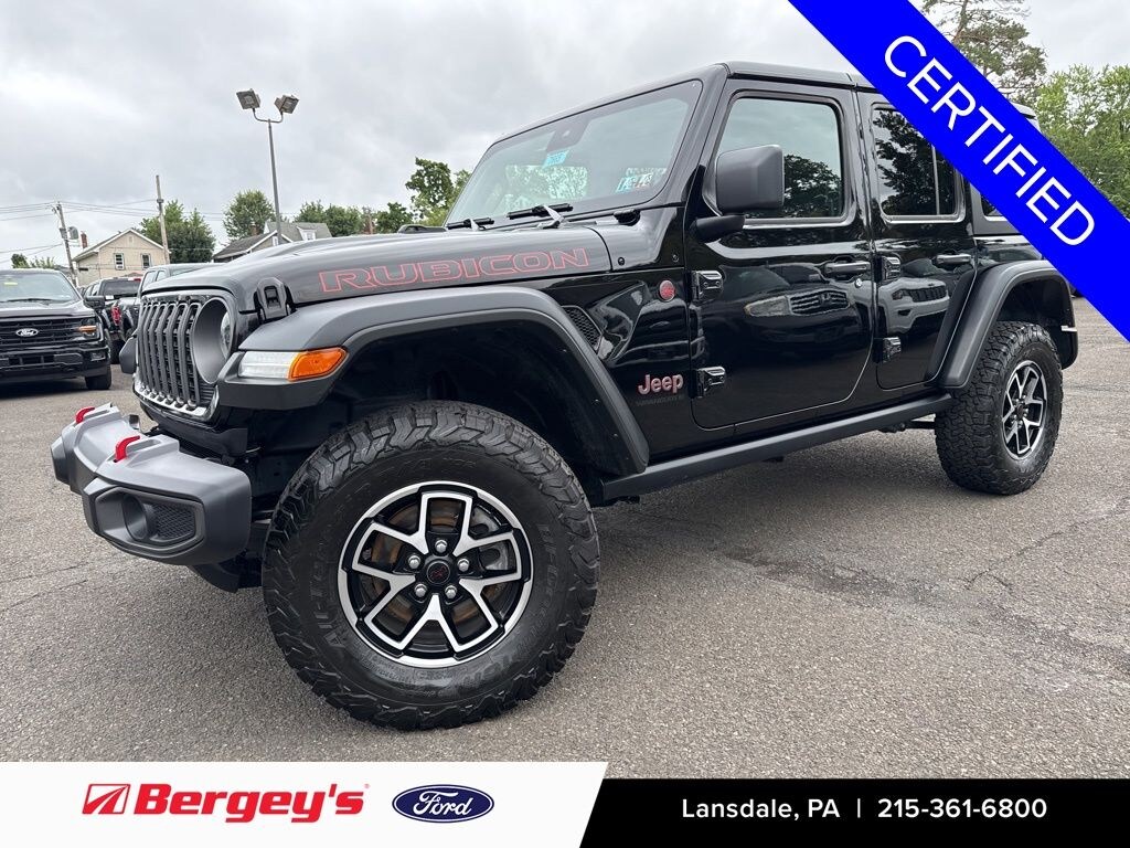 Certified 2024 Jeep Wrangler Rubicon -3.6L, Convenience Pack, Hard Top, Carplay SUV