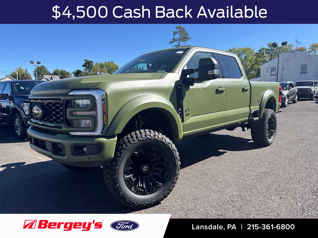 New 2026 Ford F-250 Lariat Black Widow Lifted Performance Package Truck Crew Cab