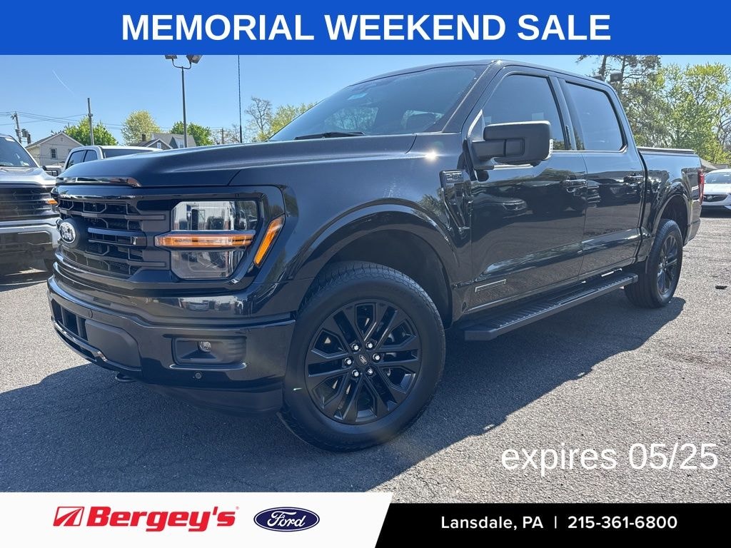 Certified 2024 Ford F-150 XLT Hybrid Black Appearance Package Truck SuperCrew Cab