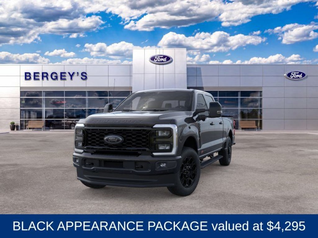 New 2026 Ford F-250 Lariat Black Widow Lifted Performance Package Truck Crew Cab