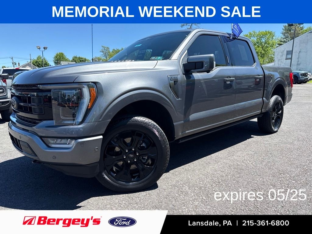 Certified 2023 Ford F-150 Platinum FX4 3.5L with Black Appearance Pkg Truck SuperCrew Cab