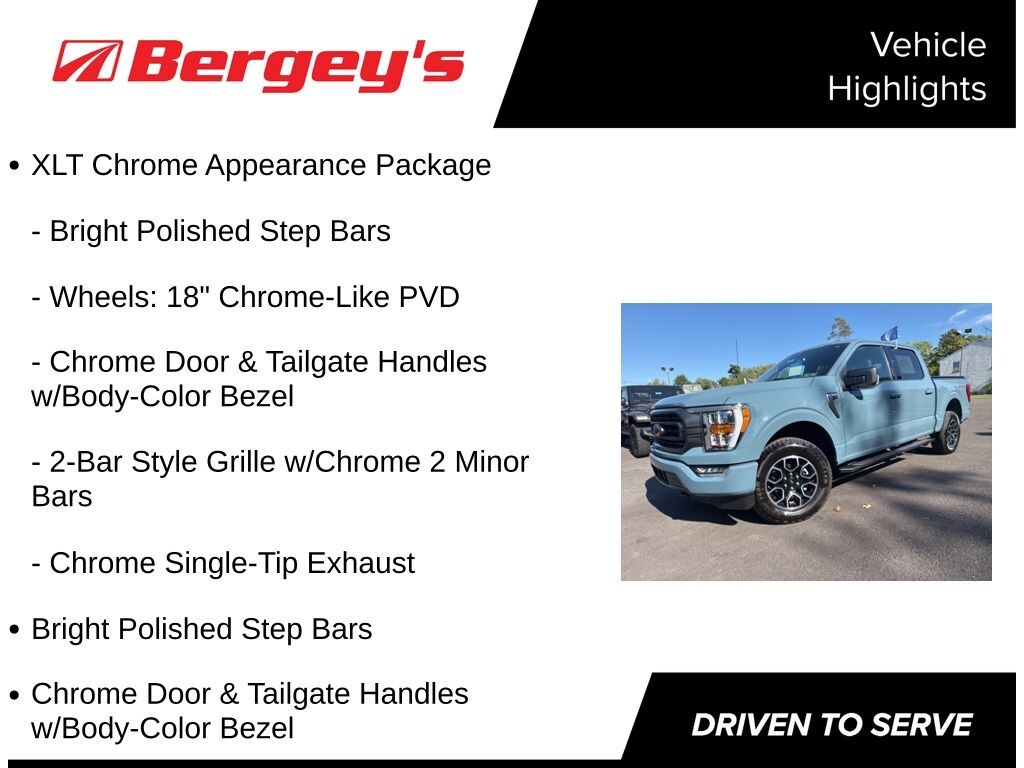 Certified 2023 Ford F-150 XLT -2.7L, Area 51, Sports Appearance, Remote Start Truck SuperCrew Cab
