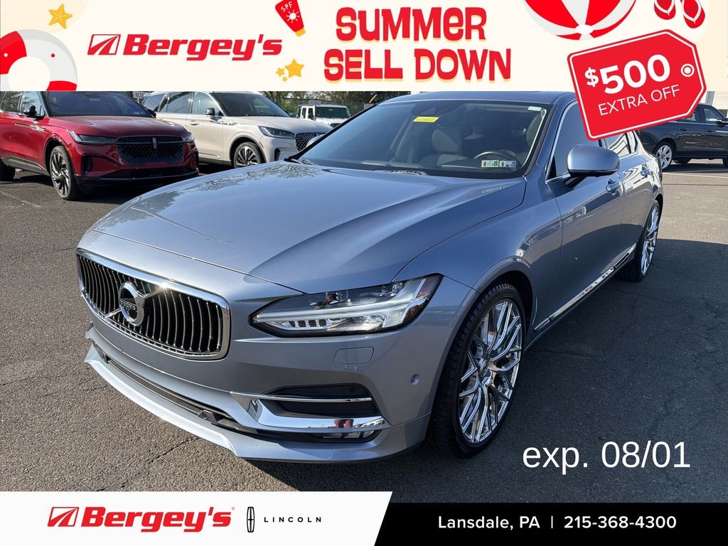 Used 2017 Volvo S90 2.0TS AWD Inscription w/ Vision, Climate & Convenience Pkg Sedan