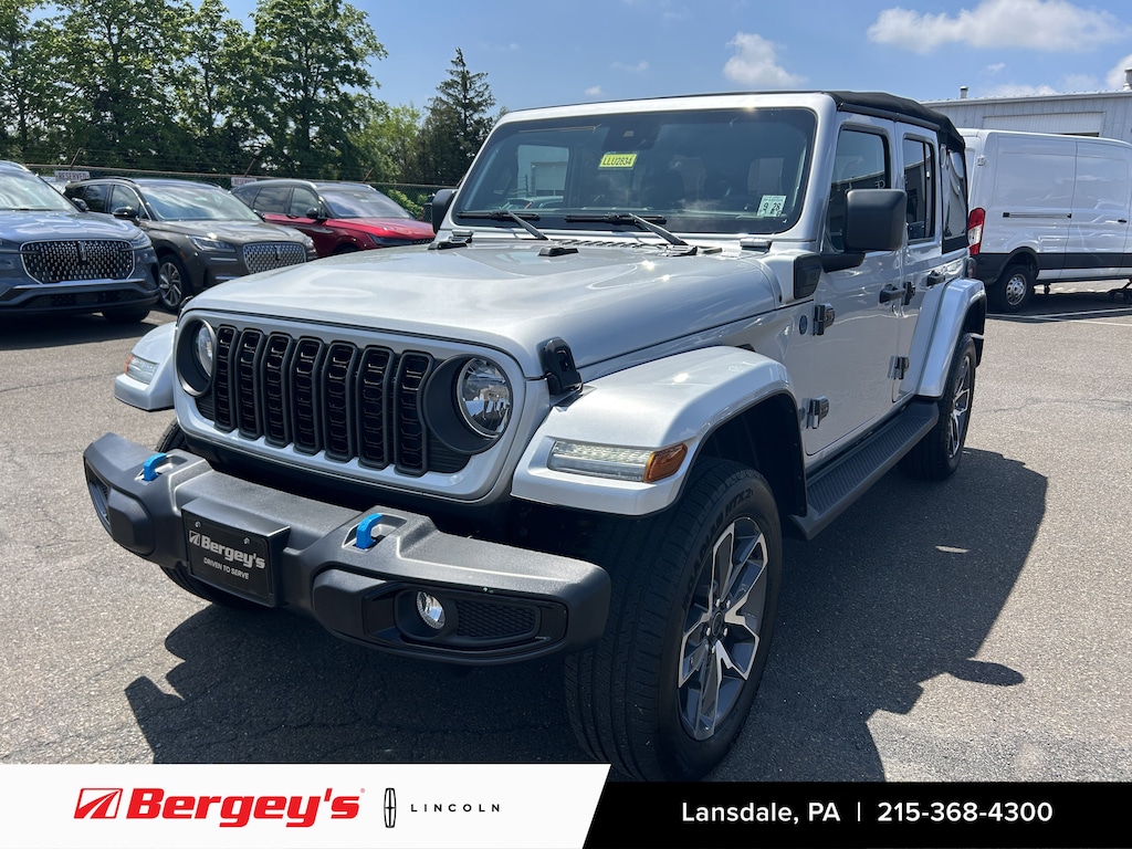 Used 2024 Jeep Wrangler Unlimited 4xe 2.0L 4WD Sport S Soft Top w/ Convenience Pkg SUV