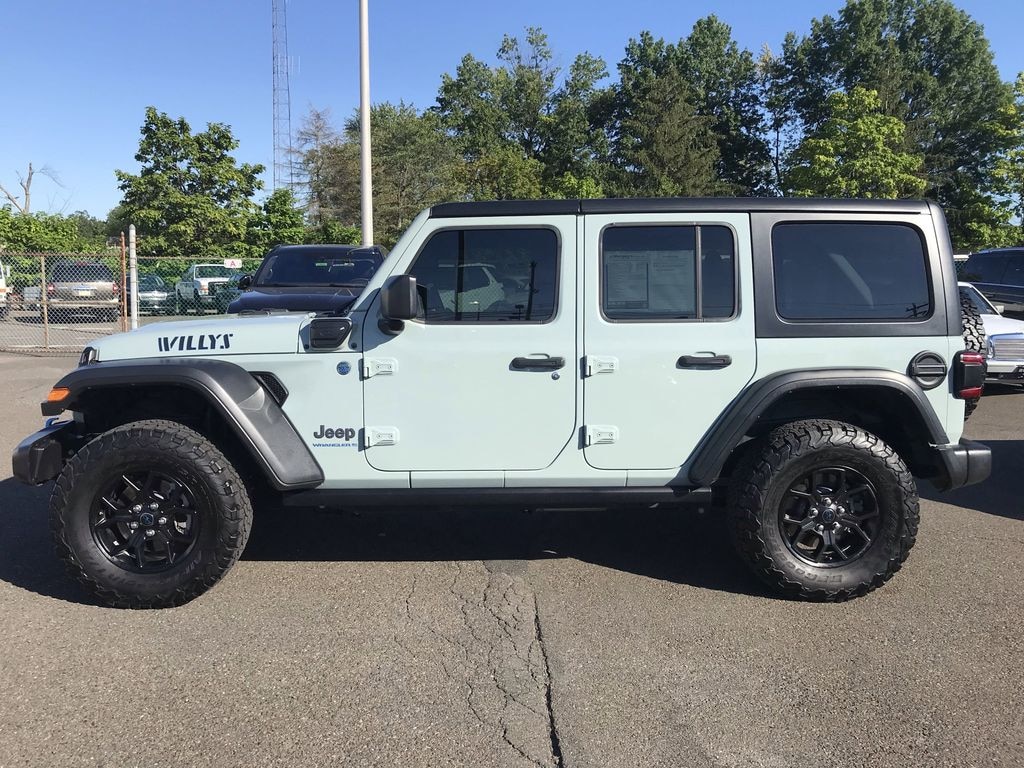 Used 2024 Jeep Wrangler 4xe 2.0L 4WD Willys Hard Top w/ Safety & Convenience Group SUV