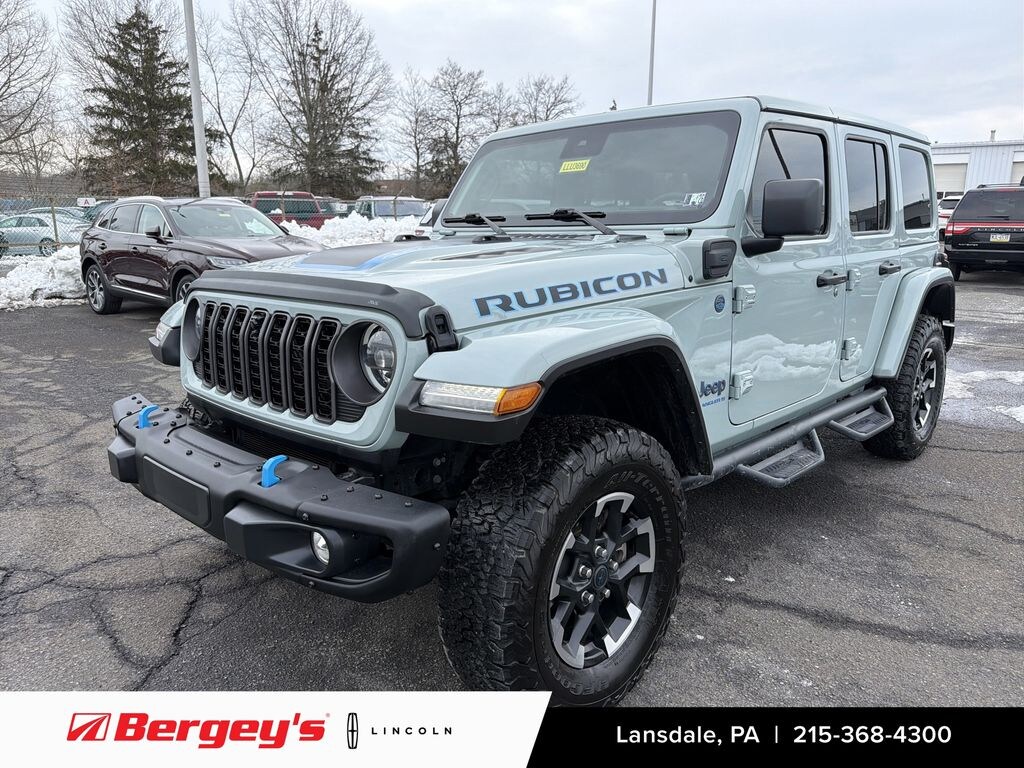 Used 2024 Jeep Wrangler Unlimited 4xe 2.0L 4WD Rubicon X Hard Top w/ Heated Seats SUV