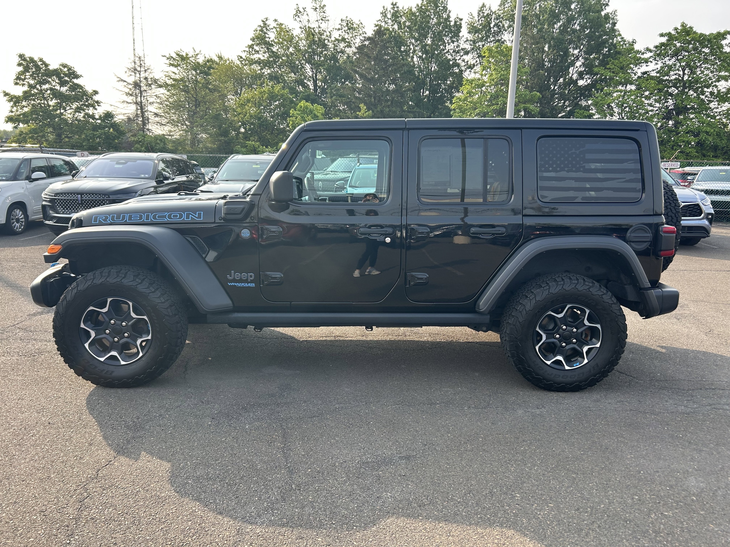 Used 2022 Jeep Wrangler Unlimited Rubicon 4XE with VIN 1C4JJXR62NW207561 for sale in Lansdale, PA
