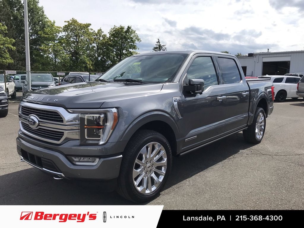 Used 2023 Ford F-150 3.5L 4WD Limited PowerBoost w/ Twin Panel Moonroof & Nav Truck SuperCrew Cab