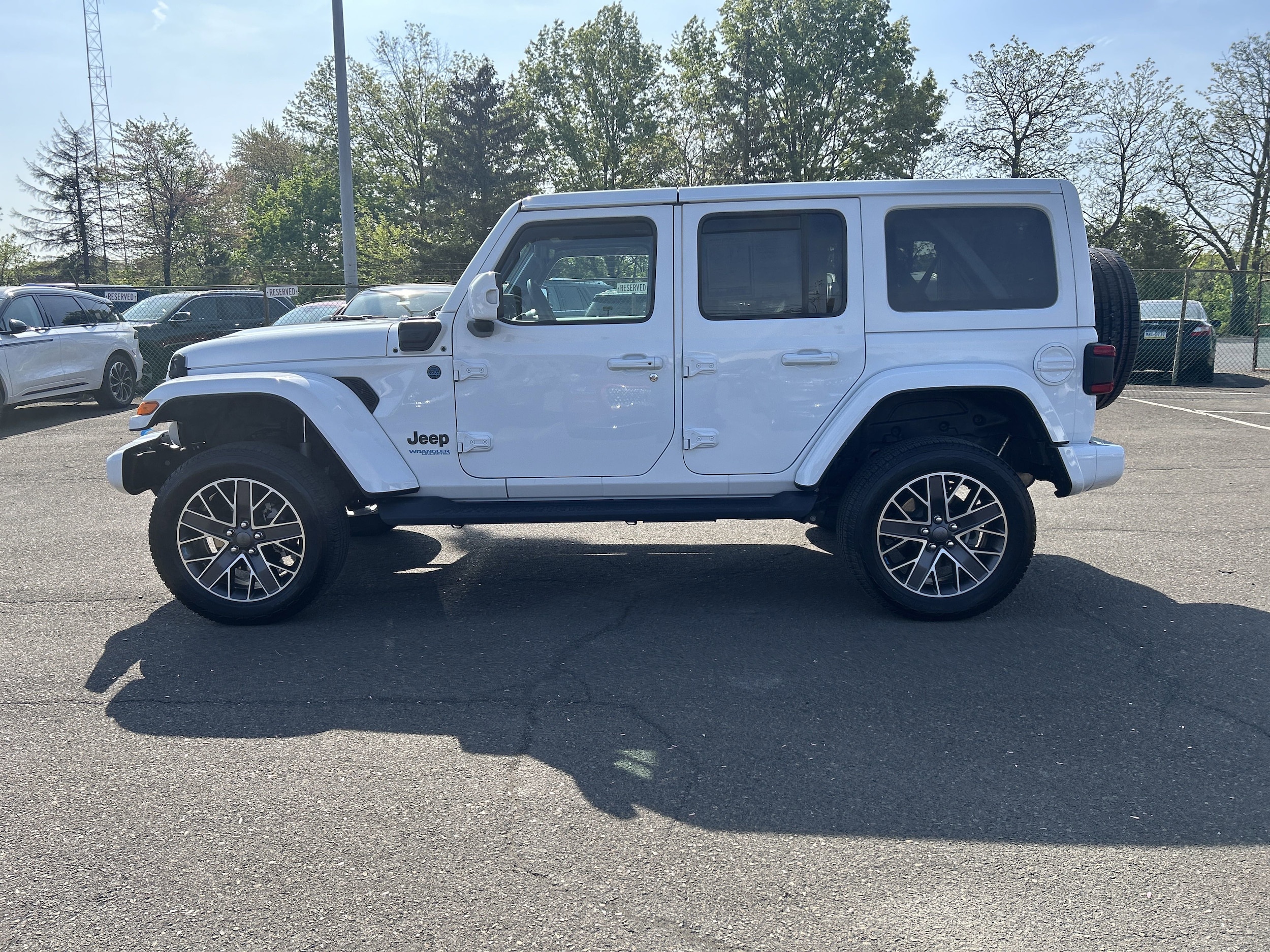 Used 2022 Jeep Wrangler Unlimited High Altitude 4XE with VIN 1C4JJXP65NW101690 for sale in Lansdale, PA