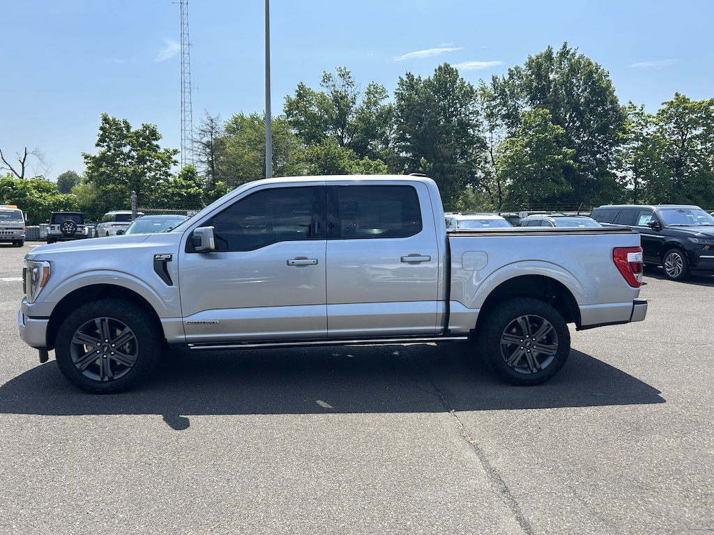 Used 2023 Ford F-150 3.5L 4WD Lariat PowerBoost w/ Max Trailer Tow & Sport Appearance Pkg Truck SuperCrew Cab
