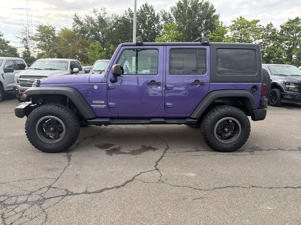 Used 2017 Jeep Wrangler Unlimited 3.6L 4WD Sport Soft Top w/ Satellite Radio SUV