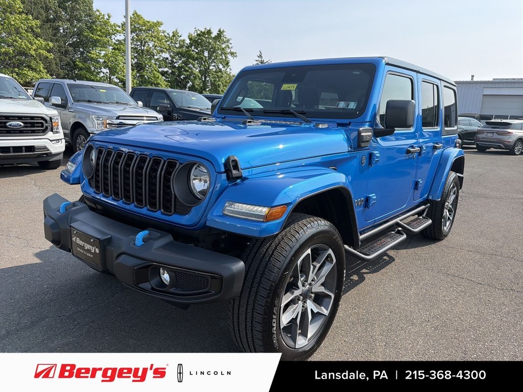 Used 2024 Jeep Wrangler Unlimited 4xe 2.0L 4WD Sport S Hard Top w/ Convenience Pkg SUV