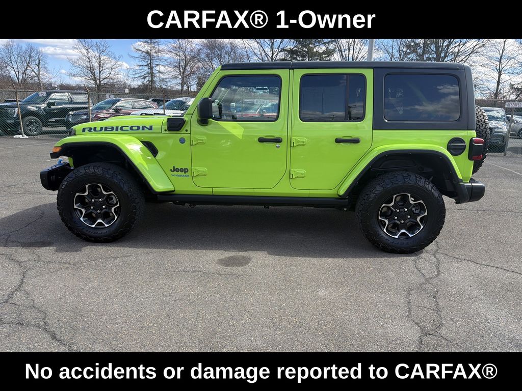 Used 2021 Jeep Wrangler Unlimited Rubicon 4XE with VIN 1C4JJXR64MW771761 for sale in Lansdale, PA