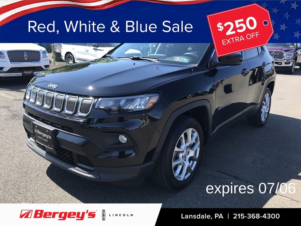 Used 2022 Jeep Compass 2.4L 4WD Latitude Lux w/ Heated Seats & Heated Steering Wheel SUV