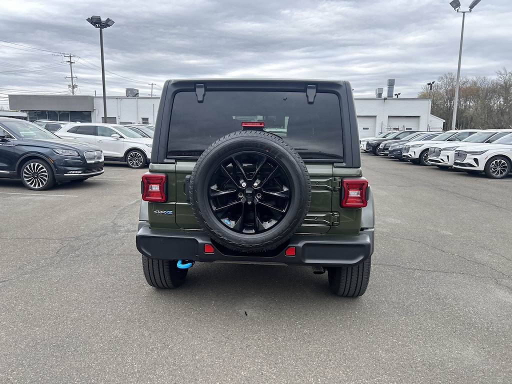 Used 2022 Jeep Wrangler Unlimited 4xe 2.0L 4WD Sahara Hard Top w/ Cold Weather Group SUV