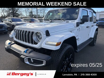 2024 Jeep Wrangler Unlimited 4xe 2.0L 4WD Sahara Soft Top w/ Safety & Technology Pkg SUV