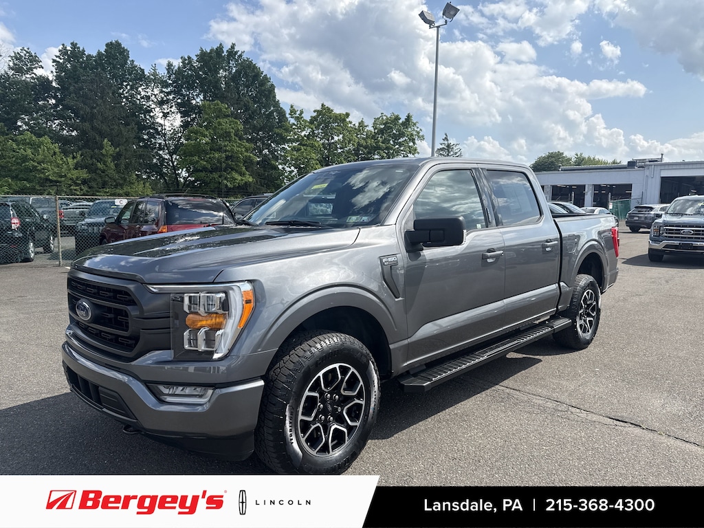 Used 2023 Ford F-150 2.7T 4WD XLT w/ XLT Sport Appearance & Trailer Tow Pkg Truck SuperCrew Cab