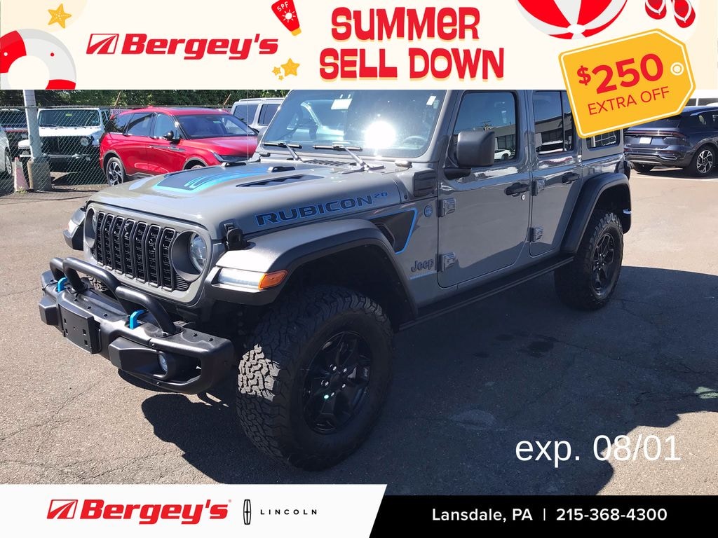 Used 2023 Jeep Wrangler Unlimited 4xe 2.0L 4WD Rubicon 20th Anniversary Hard Top w/ Cold Weather Pkg SUV