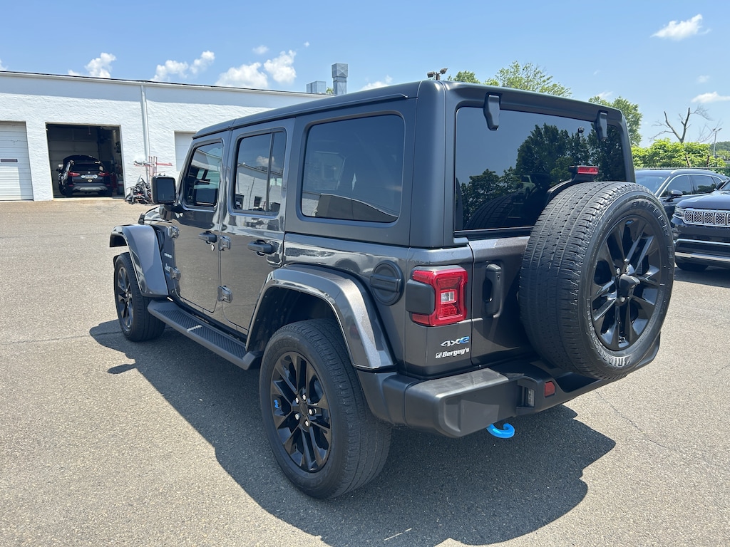 Used 2022 Jeep Wrangler Unlimited 4xe 2.0L 4WD Sahara Hard Top w/ Cold Weather Pkg SUV