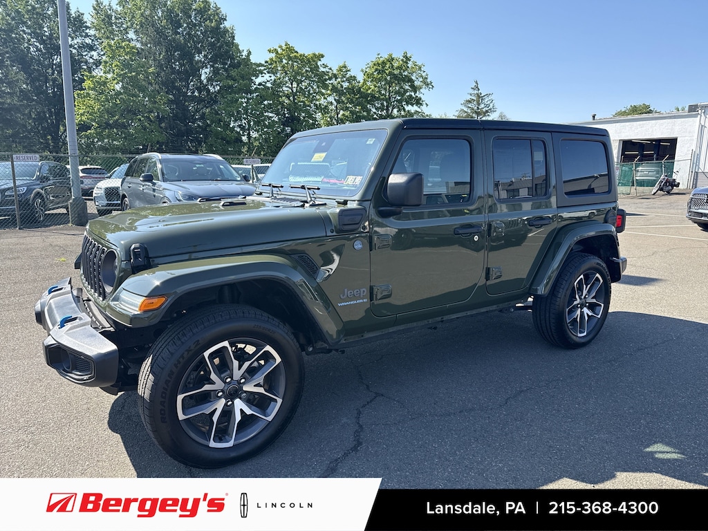 Used 2024 Jeep Wrangler 4xe 2.0L 4WD Sport S Hard Top w/ Convenience Pkg SUV