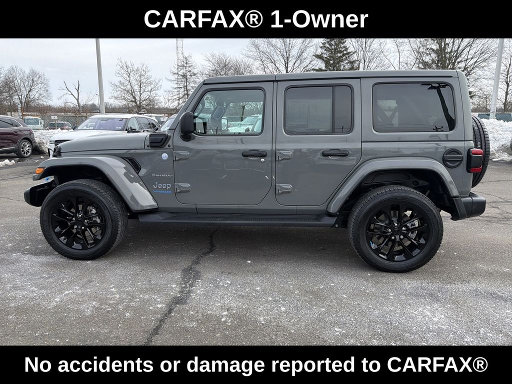 Used 2022 Jeep Wrangler Unlimited Sahara 4XE with VIN 1C4JJXP62NW229241 for sale in Lansdale, PA