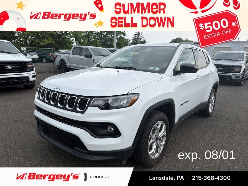 Used 2025 Jeep Compass 2.0L 4WD Latitude w/ Heated Seats & Heated Steering Wheel SUV