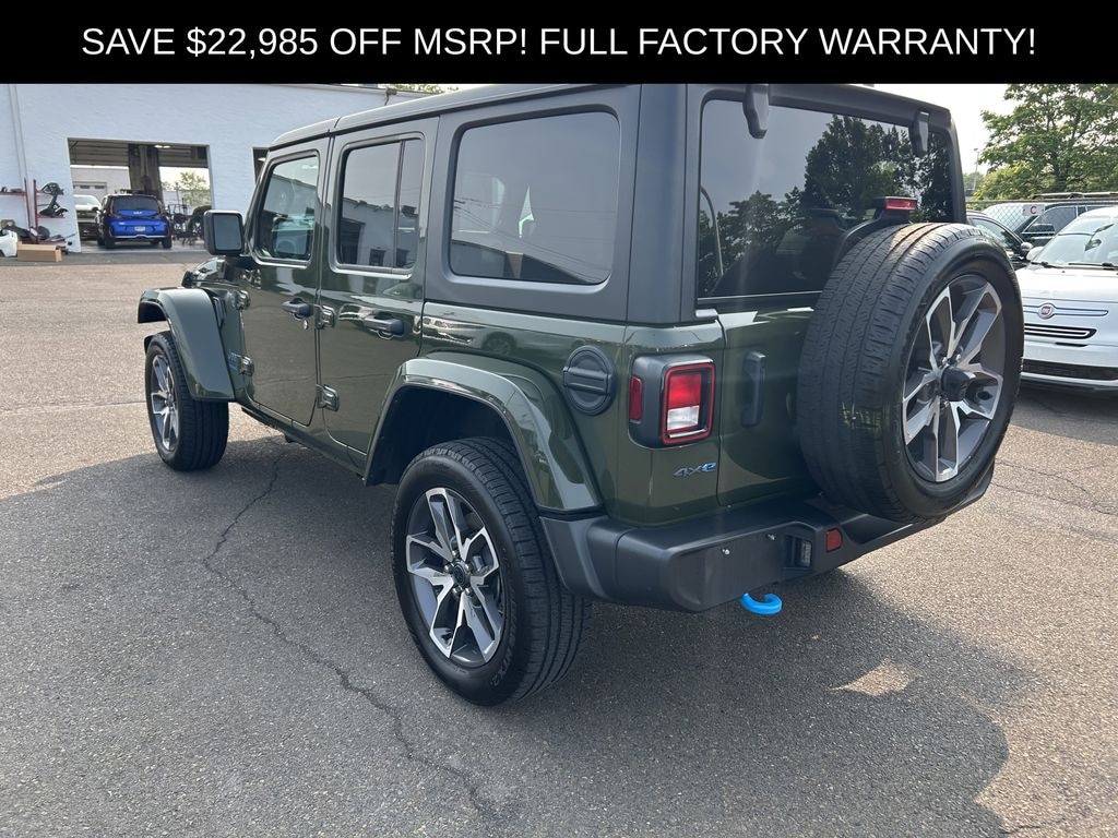 Used 2024 Jeep Wrangler Unlimited 4xe 2.0L 4WD Sport S Hard Top w/ Heated Seats & Nav SUV