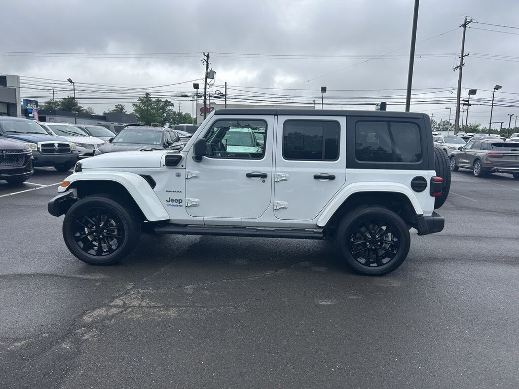 Used 2022 Jeep Wrangler Unlimited 4xe 2.0L 4WD Sahara Hard Top w/ Cold Weather & Advanced Safety Pkg SUV